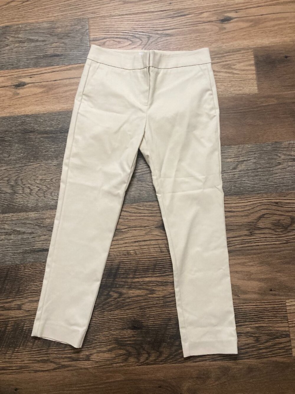 MNG MANGO Women Tapped Leg Trousers Size 8 L 26 Career NWT